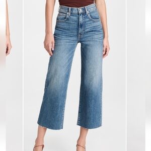 SLVRLAKE Grace Crop Jeans Raw Hem Size 30